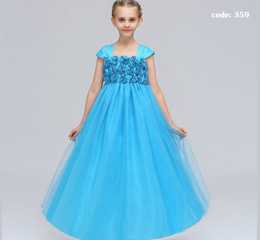 Flower Wedding Long Party Dress