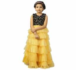 Girls Velvet Party Frock