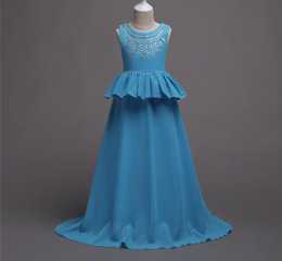 Long Blue Clothes Baby Clothes Kids
