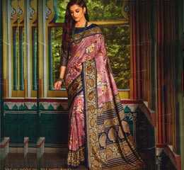 Royal Collection with Magnificent Design Wightless Indian Silk Sharee for Women