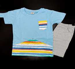 T-Shirt & Pant Set For Boys' Bottom Style
